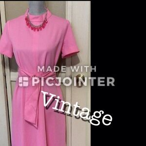 Vintage baby pink dress